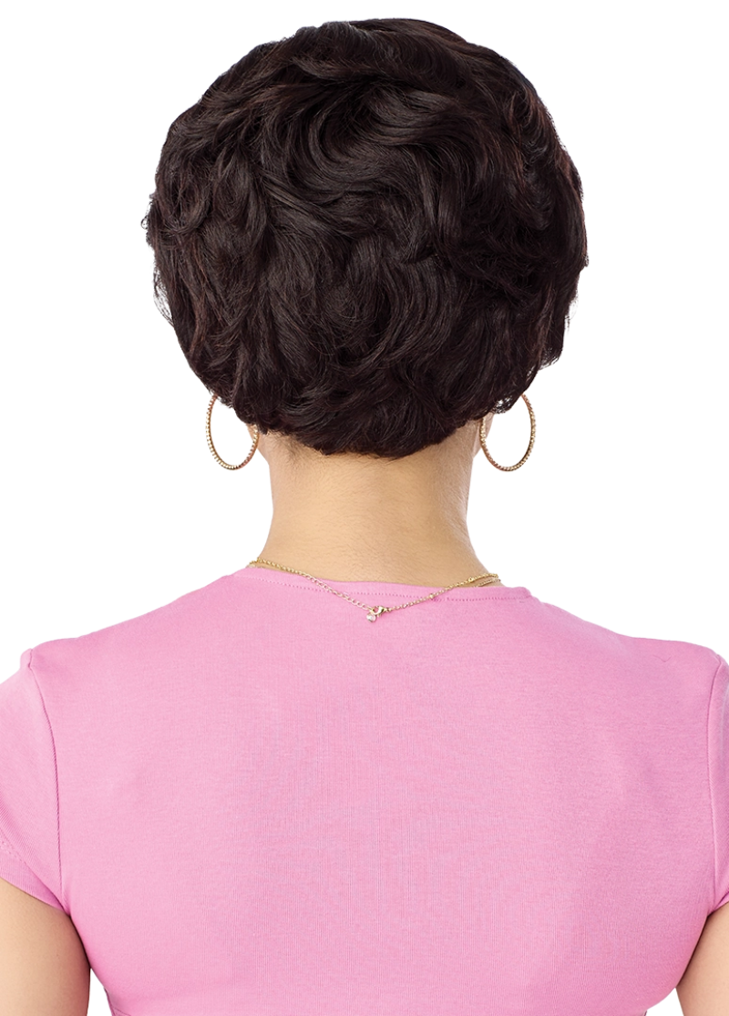 Outre Premium Duby Dazzle 100% Human Hair Glueless 13x4 Lace Frontal Wig Soft Wave Pixie