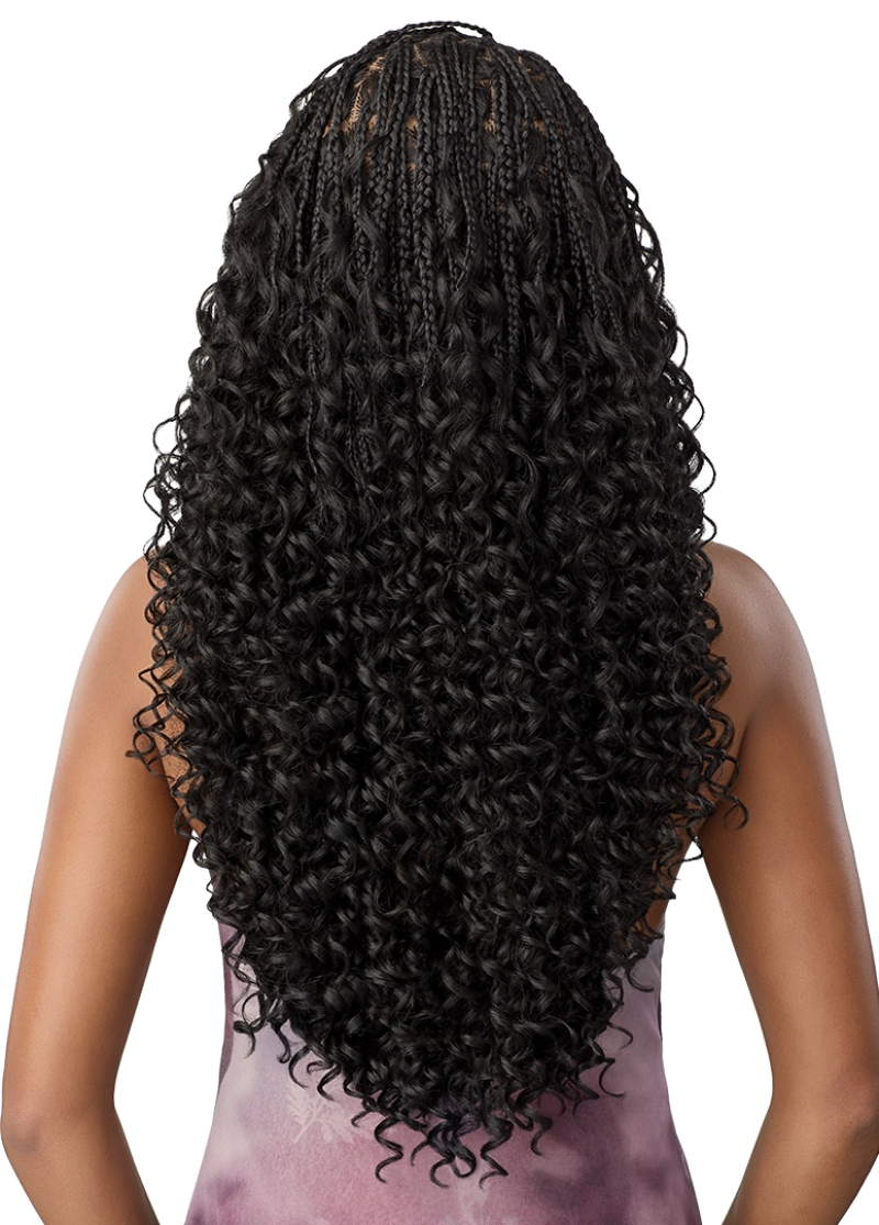 Outre Airtied 100% Fully Hand-Tied Glueless 13X6 HD Lace Front Wig BOHO PASSION BOX BRAIDS 24"