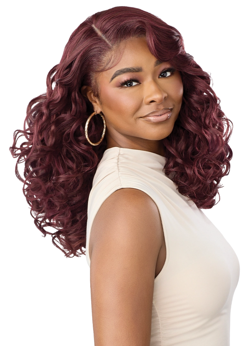 Outre Melted Hairline Glueless HD Transparent Lace Front Wig MH 154
