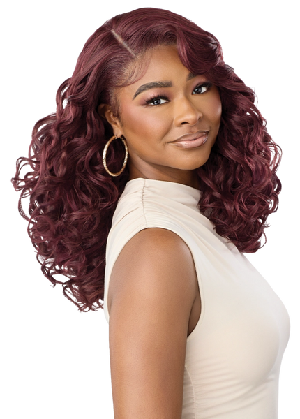 Outre Melted Hairline Glueless HD Transparent Lace Front Wig MH 154