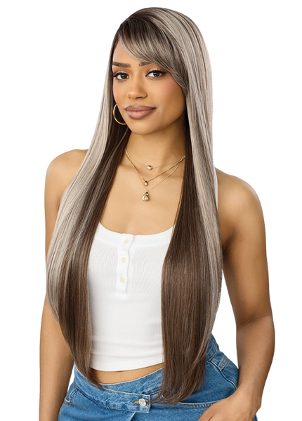 Outre Melted Hairline Glueless HD Transparent Lace Front Wig MH 155