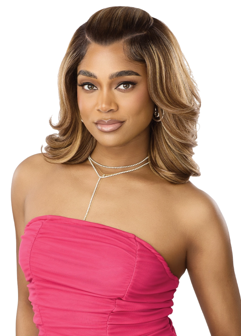Outre True Frontal Perfect Hairline Glueless 13x6 HD Transparent Lace Frontal Wig PEAK 724