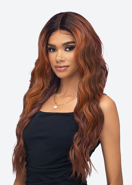 Vivica Fox Synthetic Hair Middle Invisible Part HD Lace Front Wig AMORE