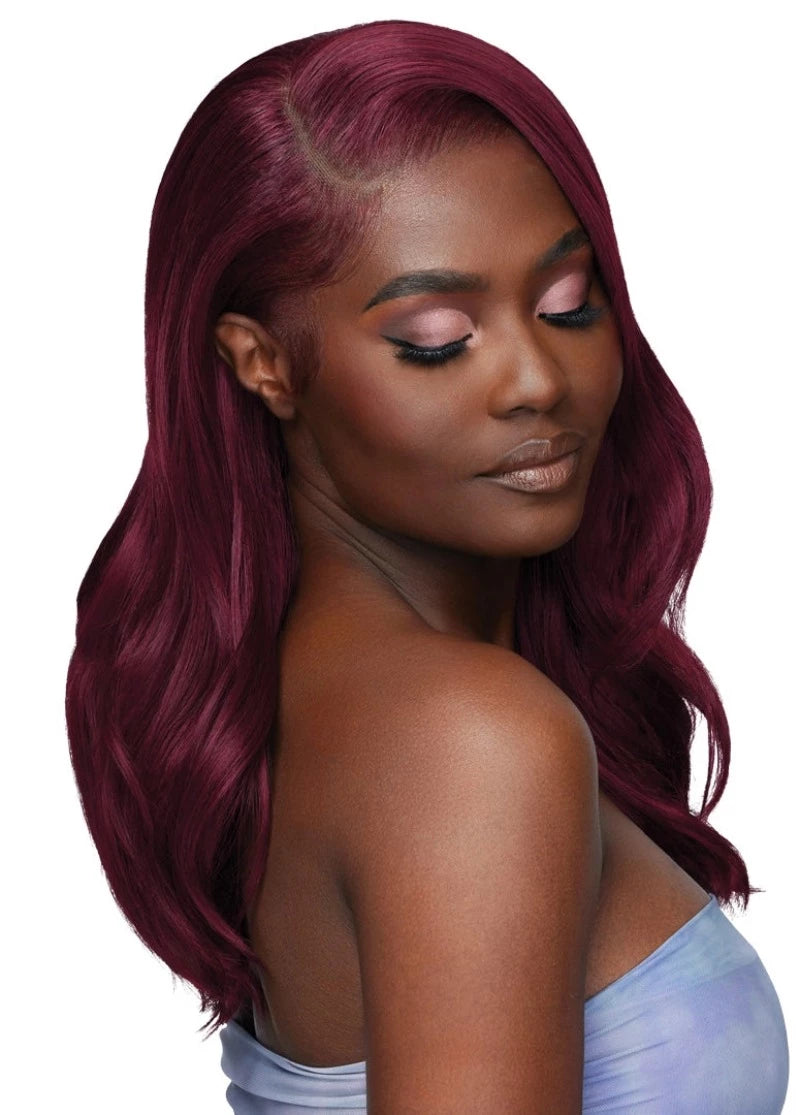 Outre Airtied Glueless Human Hair Blend 13x6 HD Lace Front Wig LOOSE BODY WAVE 18"