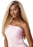 Outre Airtied Glueless Human Hair Blend 13x6 HD Lace Front Wig Perm Yaki 26