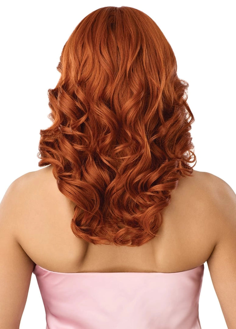Outre Airtied Human Hair Blend 13x6 Glueless HD Lace Frontal Wig SOFT CURLS 18