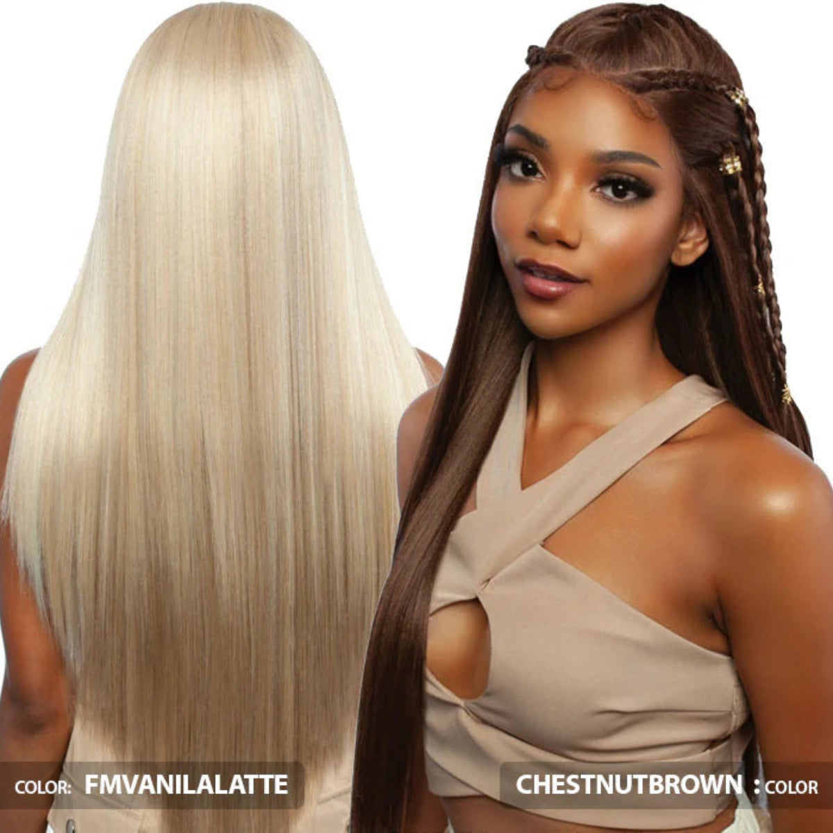 Mane Concept Brown Sugar Skinbond Lace Glueless 9"x6" Pre-Plucked HD Lace Front Wig BSSB201