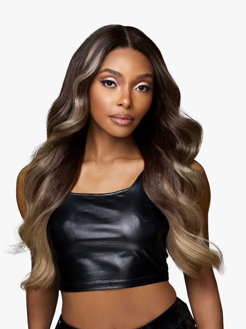 Sensationnel Shear Muse Krush Mystic Glueless HD 5" Deep Lace Part Wig ESME