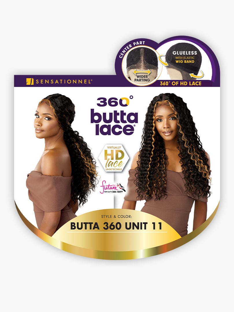Sensationnel 360 Butta Lace Glueless HD Deep Center Part Lace Wig BUTTA 360 UNIT 11