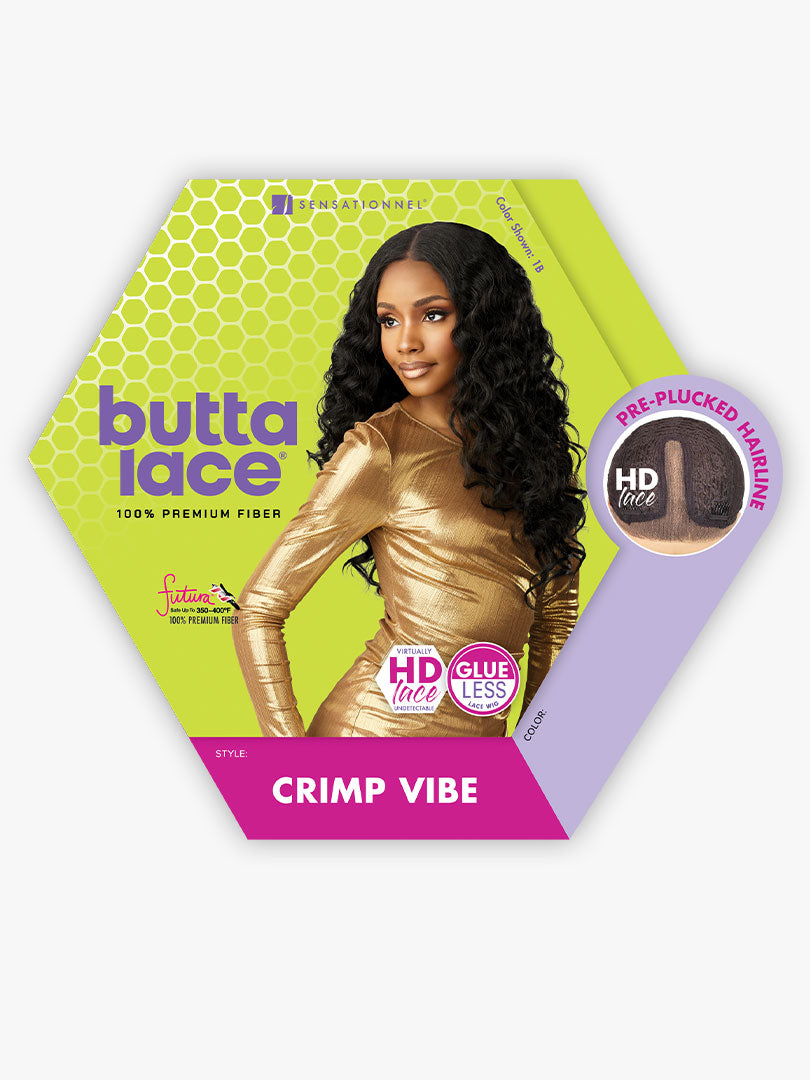 Sensationnel Synthetic Hair Butta Glueless HD Lace Front Wig CRIMP VIBE