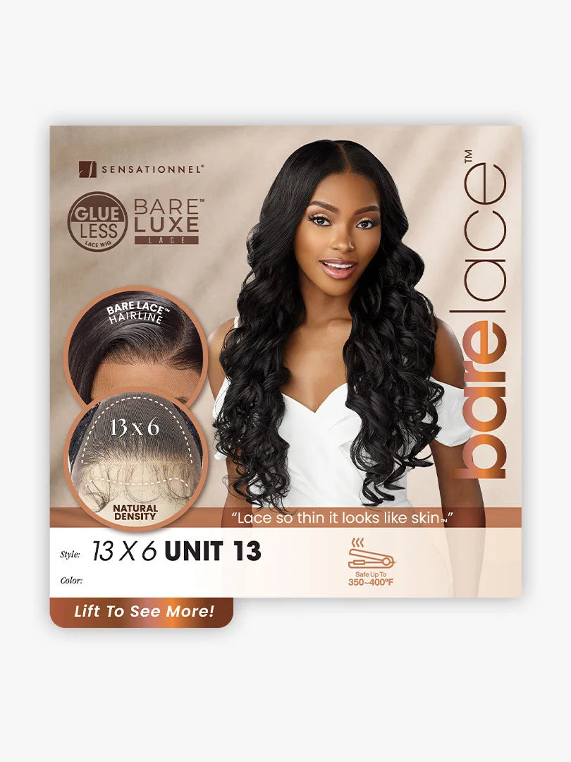 Sensationnel Bare Lace Glueless 13x6 Lace Front Wig 13x6 UNIT 13