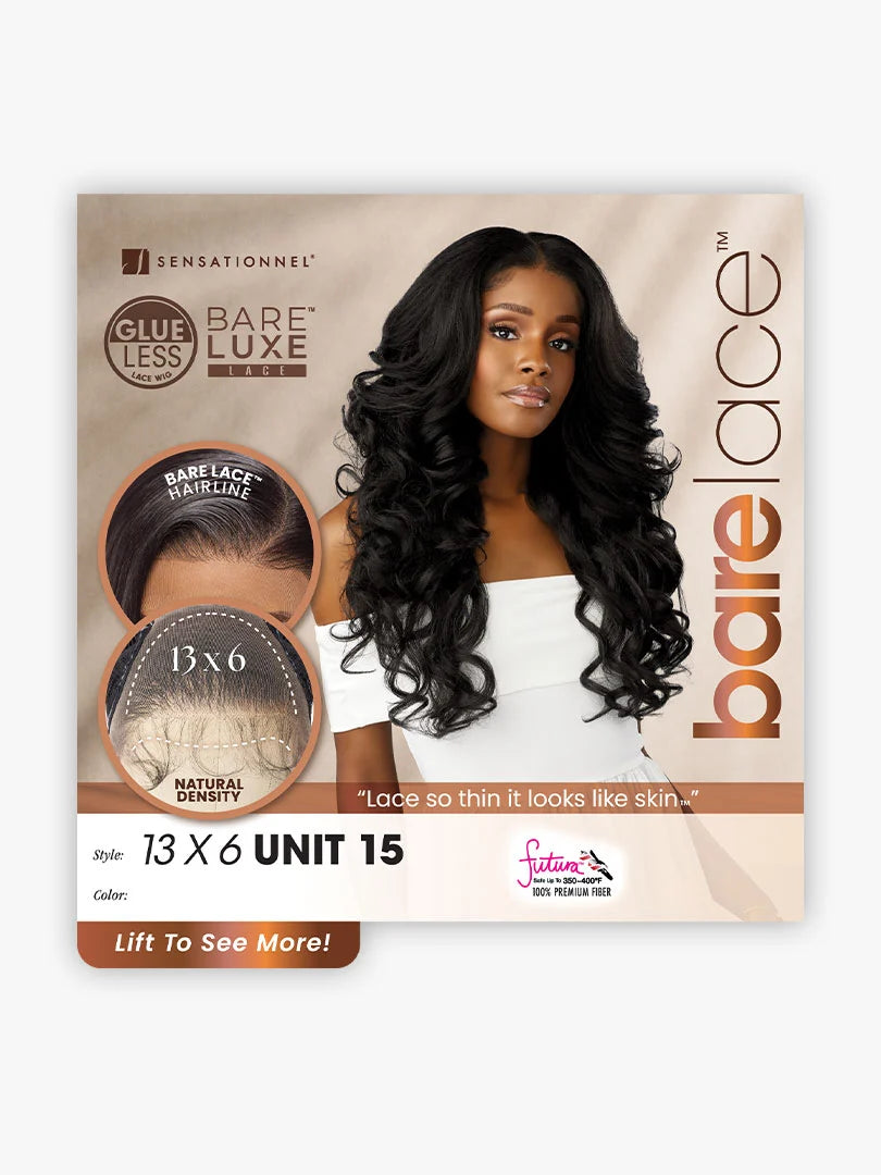 Sensationnel Bare Lace Glueless 13x6 HD Lace Front Wig 13x6 UNIT 15