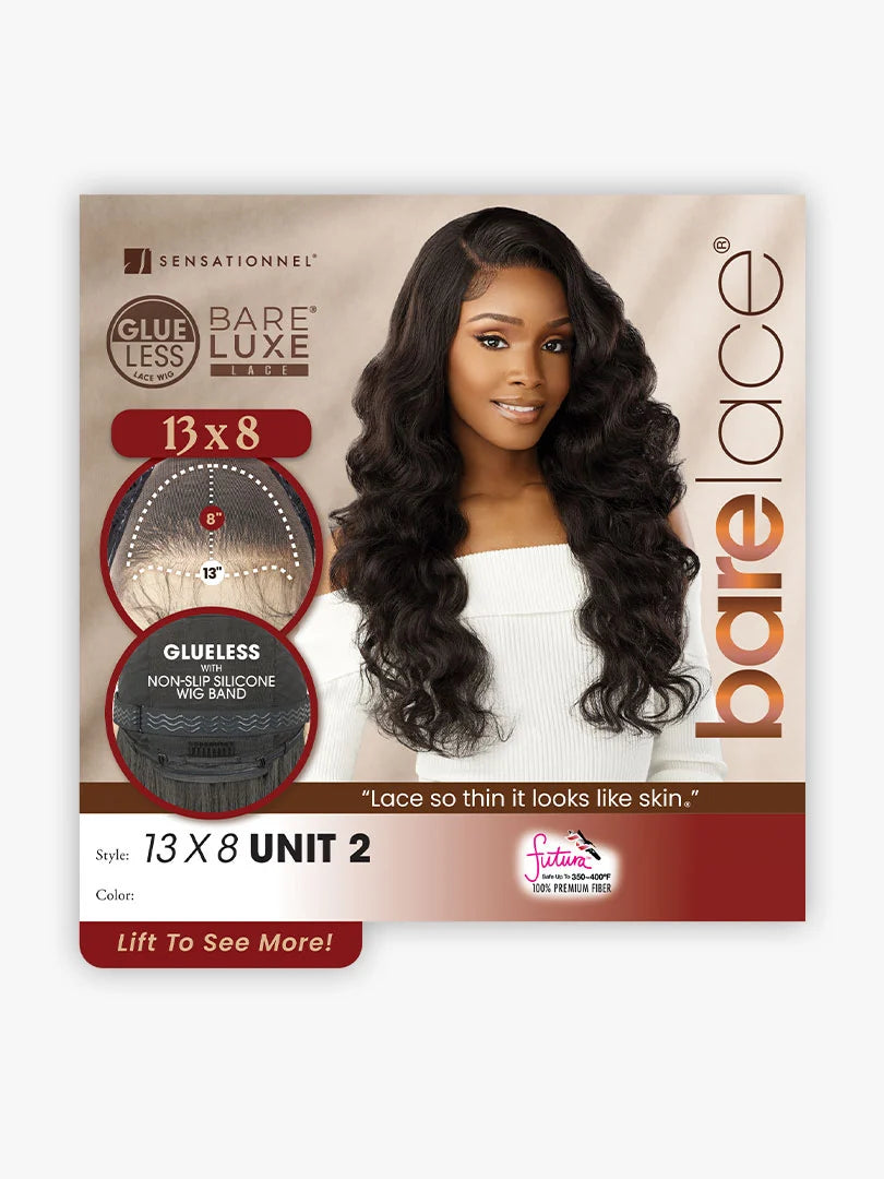 Sensationnel Bare Lace Glueless 13x8 HD Transparent Lace Front Wig UNIT 2