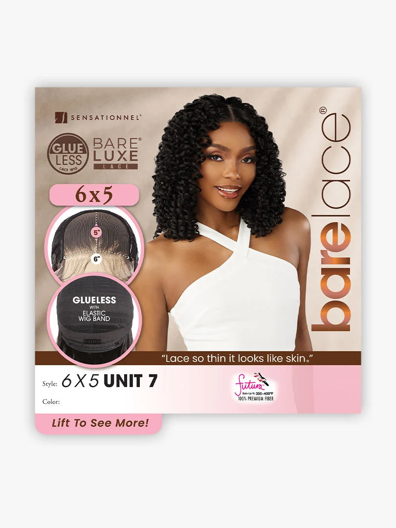 Sensationnel Bare Lace Glueless Luxe 6X5 Lace Wig 6X5 UNIT 7