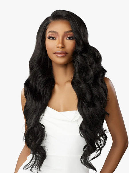 Sensationnel Bare Lace Glueless 100% Hand-Tied Full Human Hair Blend Lace Wig UNIT 8