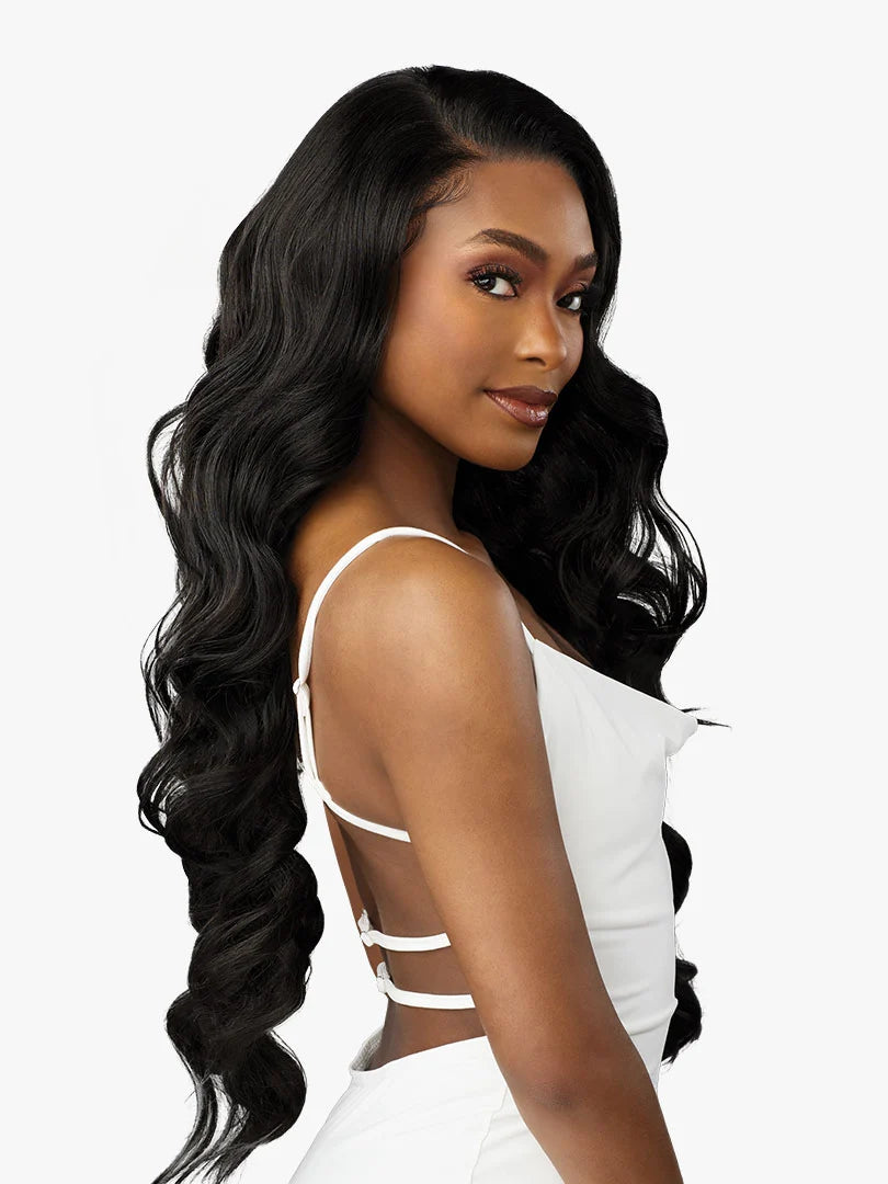 Sensationnel Bare Lace Glueless 100% Hand-Tied Full Human Hair Blend Lace Wig UNIT 8