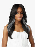 Sensationnel Bare Lace Glueless HD Lace Front Wig Y-PART HAZE