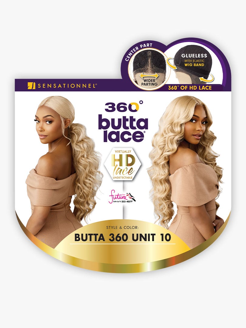 Sensationnel 360 Butta Lace Glueless HD Center Lace Part Wig BUTTA 360 UNIT 10