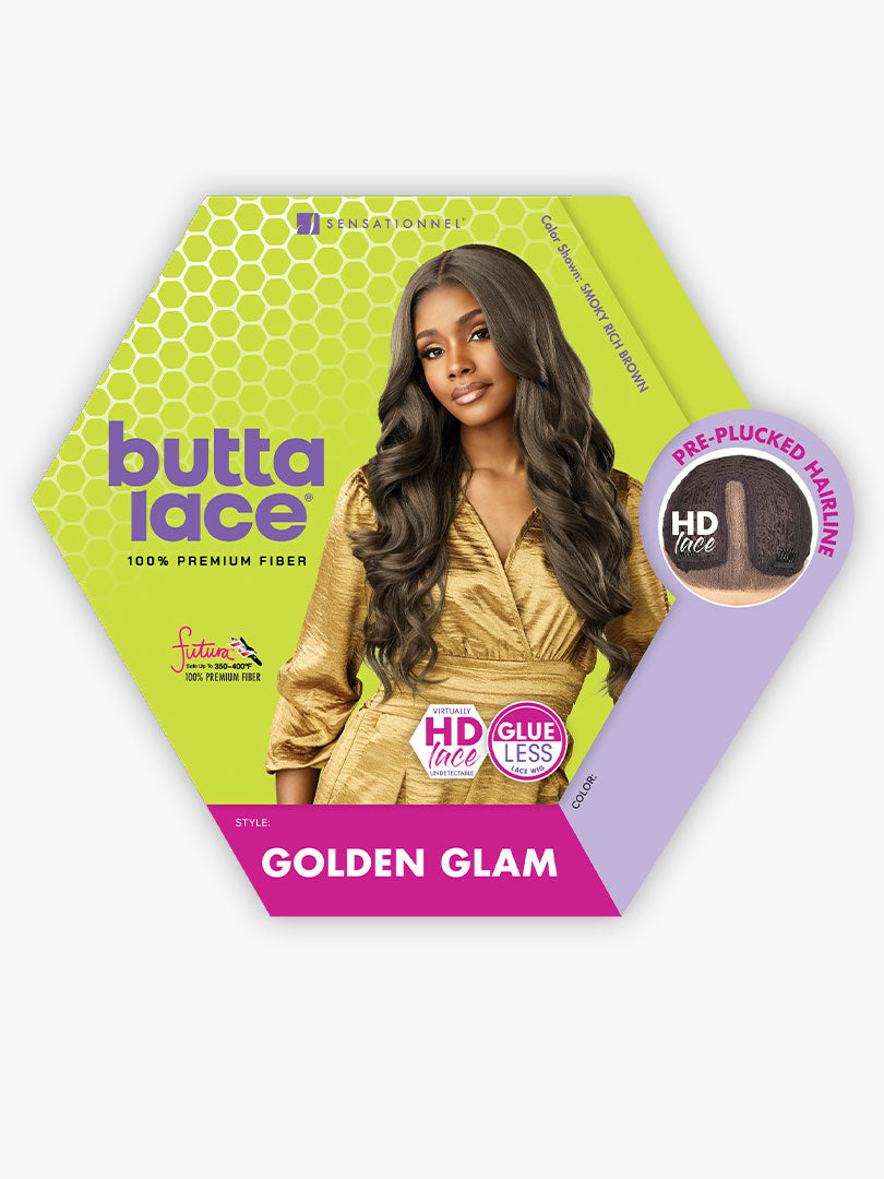 Sensationnel Synthetic Hair Butta Glueless HD Lace Front Wig GOLDEN GLAM