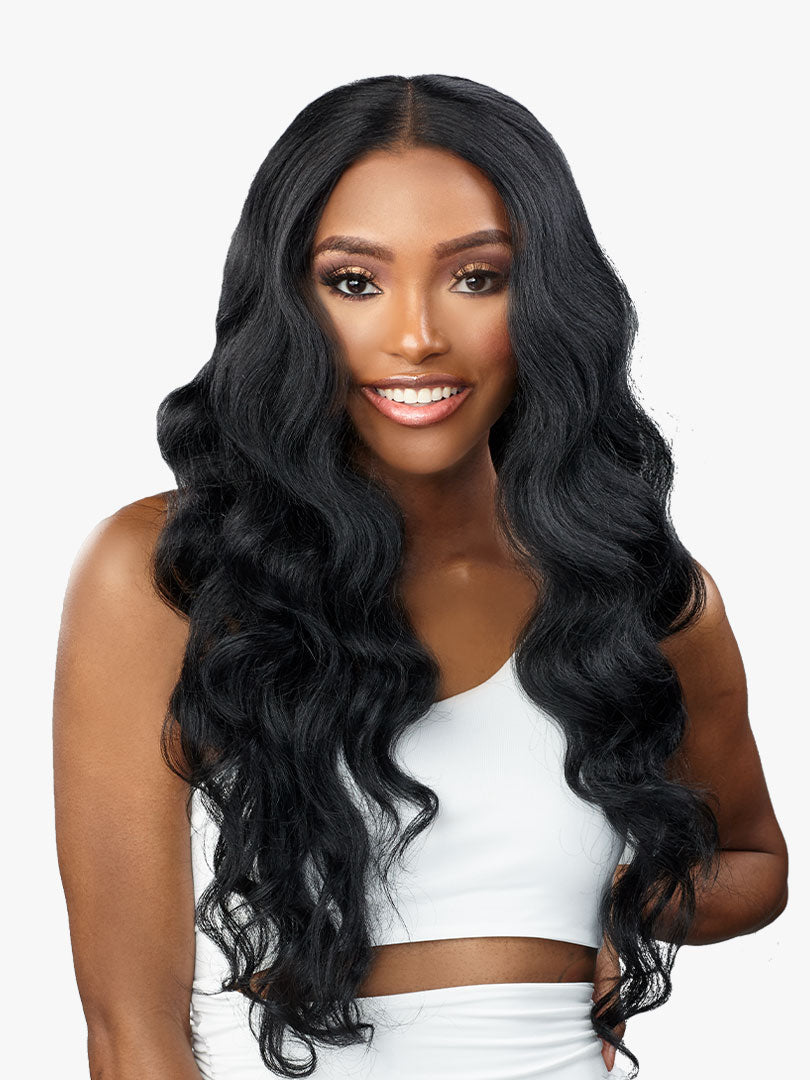 Sensationnel Human Hair Blend Butta HD Lace Front Wig CURLY BODY 26 (discount applied)