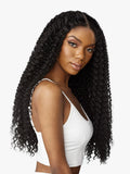 Sensationnel Butta Lace Wet and Wavy Glueless Human Hair Blend HD Lace Front Wig WATER WAVE 26