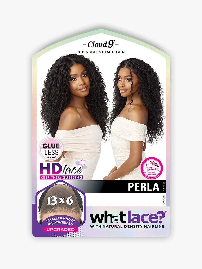 Sensationnel Synthetic Hair Cloud 9 Swiss Lace What Lace 13x6 Frontal Glueless HD Lace Wig PERLA