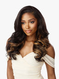 Sensationnel What Lace Glueless Synthetic 13X6 HD Lace Center Part Wig QUIANA