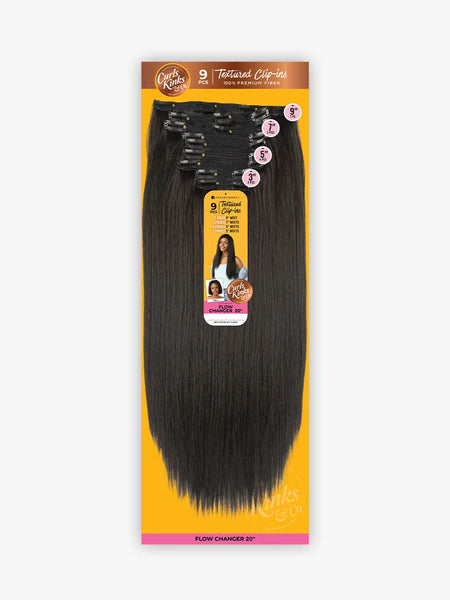 Sensationnel Curls Kinks & Co Weaves CLIP-IN FLOW CHANGER 20"