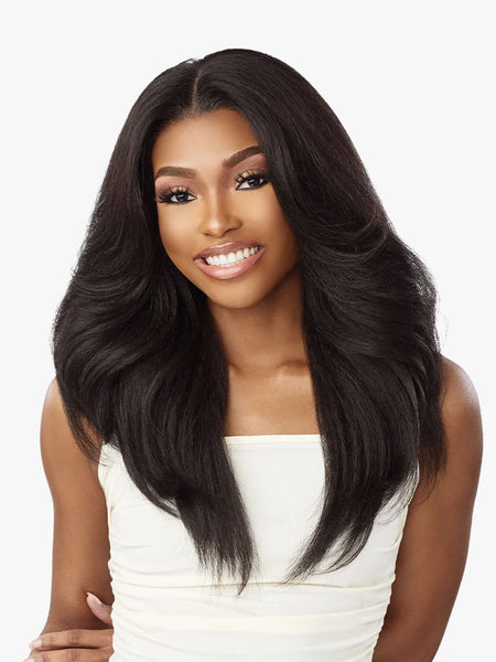 Sensationnel Curls Kinks & Co Synthetic Hair 13x6 Glueless HD Lace Wig KINKY LAYERED BLOW OUT 22