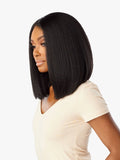 Sensationnel Curls Kinks Glueless HD 13x6 Lace Front Wig 13x6 KINKY BOB 14