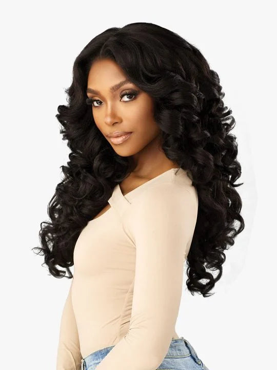 Sensationnel Curls Kinks & Co Glueless Kinky Edges 13x6 HD Lace Front Wig 13x6 KINKY BODY WAVE 24"