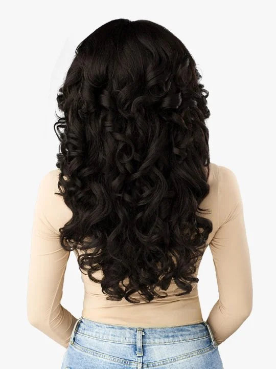 Sensationnel Curls Kinks & Co Glueless Kinky Edges 13x6 HD Lace Front Wig 13x6 KINKY BODY WAVE 24"