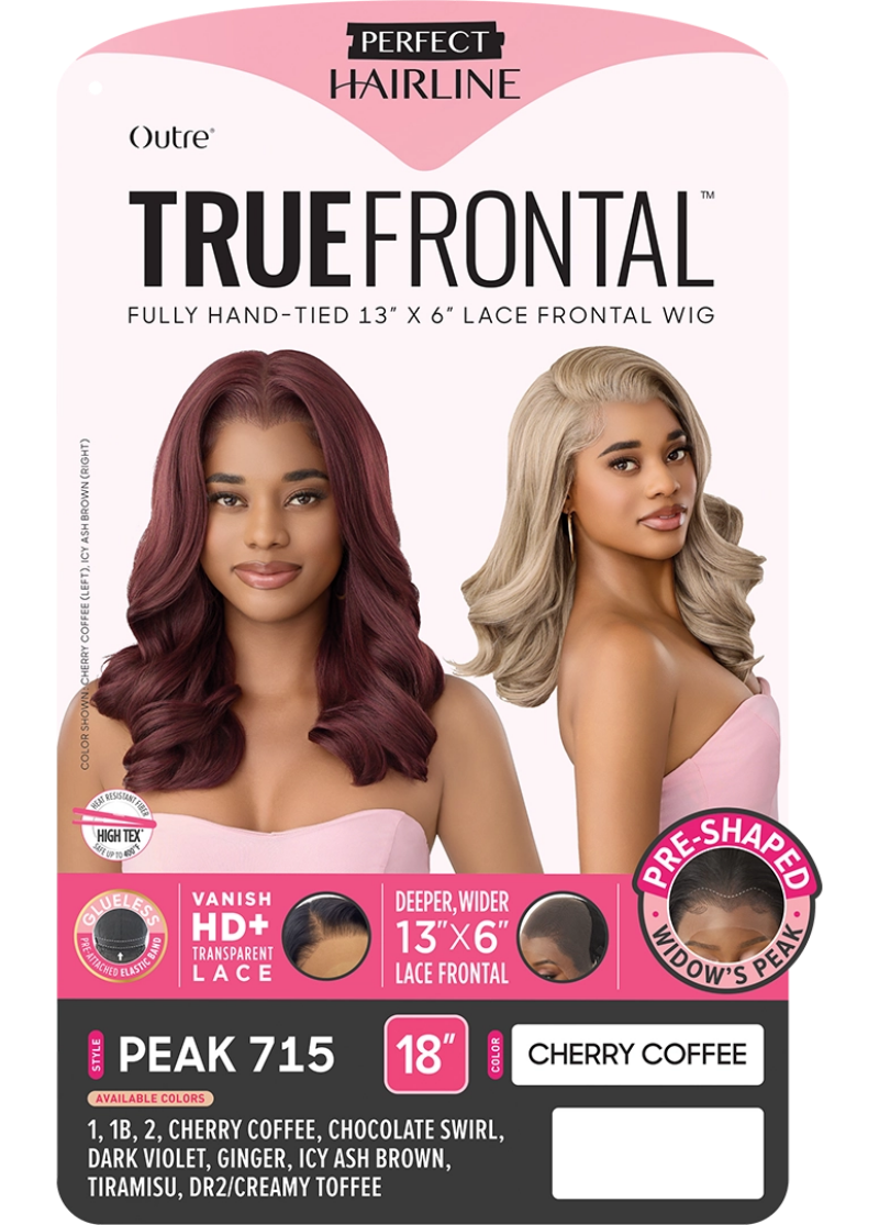 Outre Perfect Hairline True Frontal Glueless 13x6 HD Widow's Peak Lace Front Wig PEAK 715