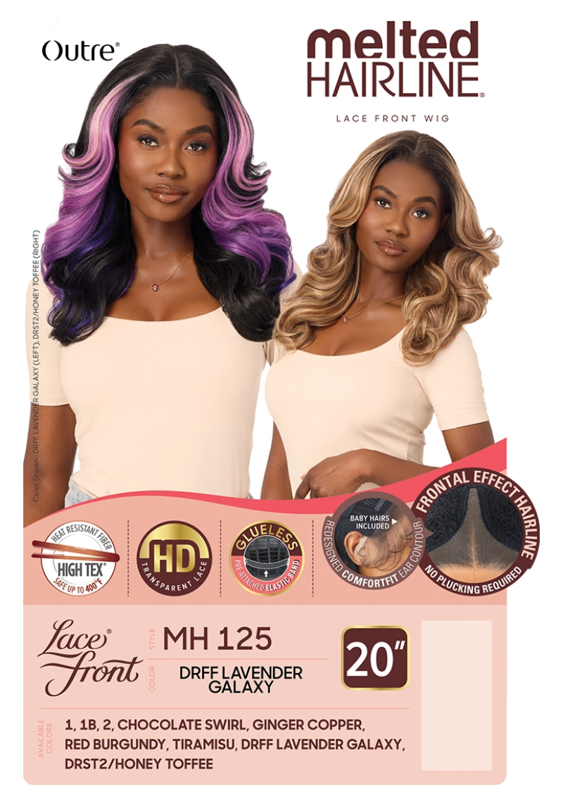 Outre Melted Hairline Glueless HD Deep Lace Part Wig MH 125