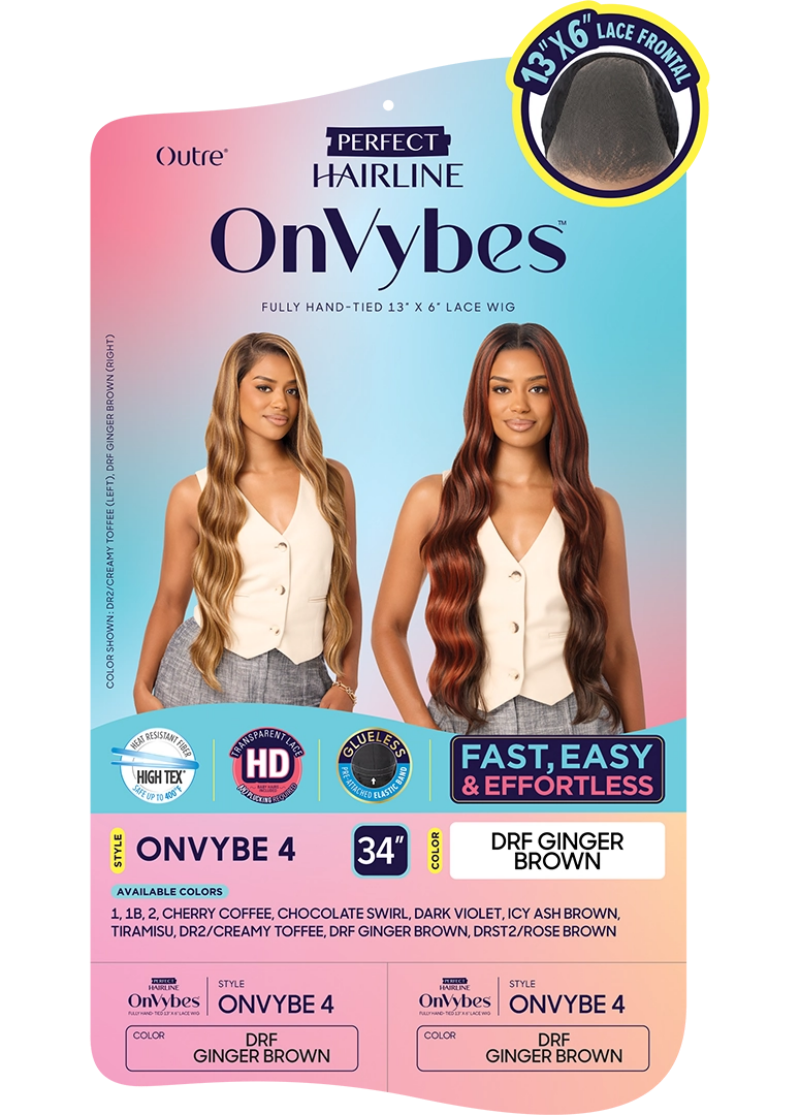 Outre Perfect Hairline On Vybes Glueless HD 13x6 Lace Frontal Wig ONVYBE 4