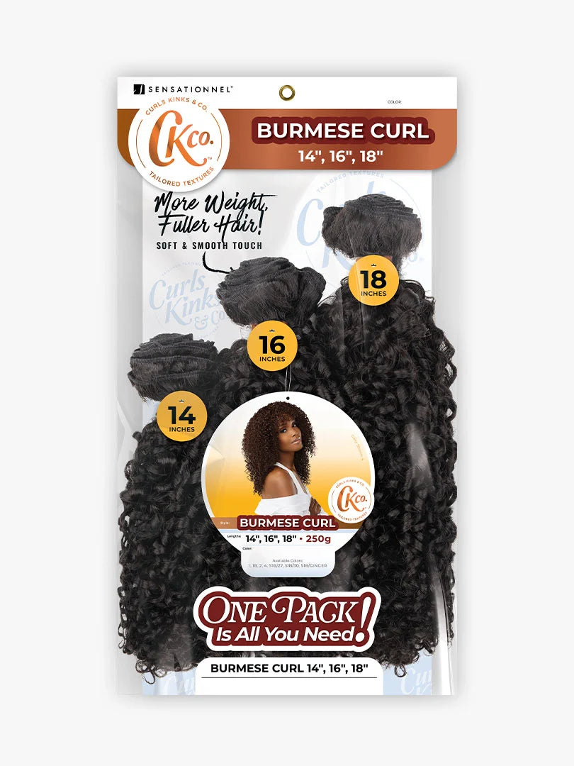 Sensationnel Curls Kinks & Co Weave Multi CURLS KINKS & CO BURMESE CURL 18"20"22"