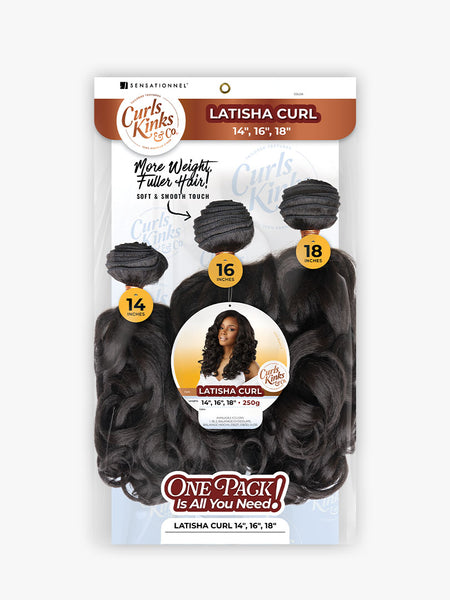 Sensationnel Curls Kinks Weave LATISHA CURL 14"/16"/18"