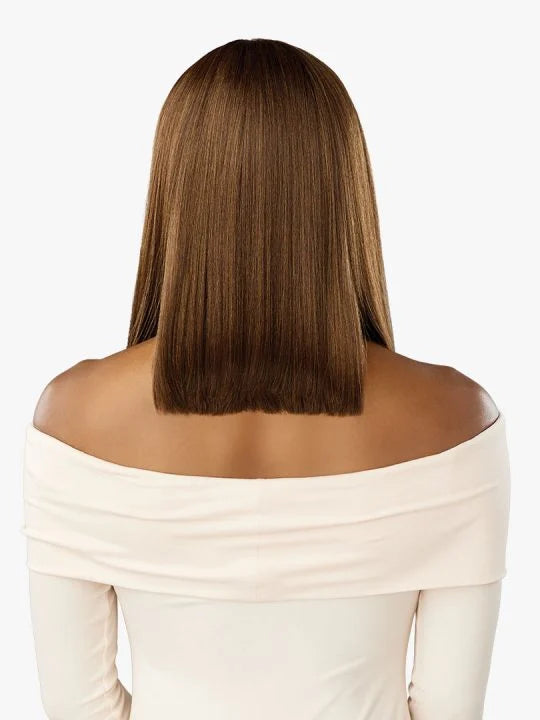 Sensationnel Crowned Edge Glueless 13x5 HD Lace Frontal Wig CROWNED EDGE BLUNT BOB 15″
