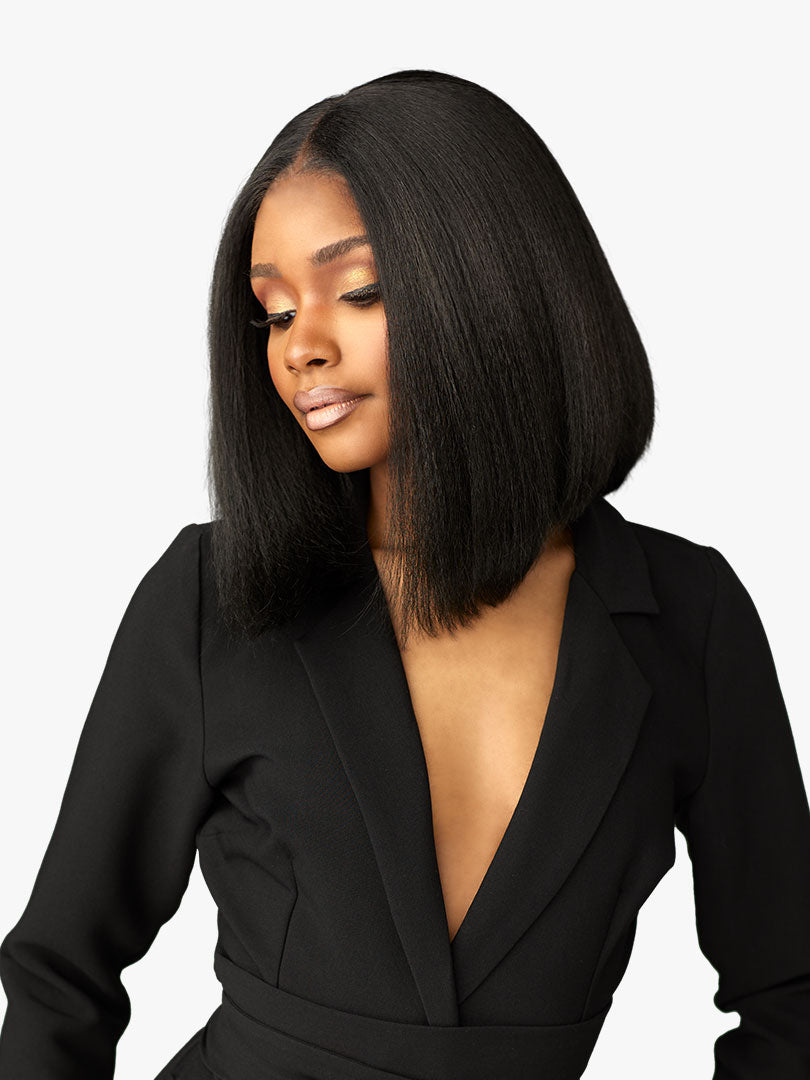 Sensationnel Synthetic Hair Butta Chic Bob Glueless HD Lace Front Wig LOB UNIT 8