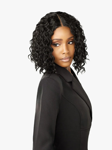 Sensationnel Chic Bob Butta Lace Glueless 5" Deep Lace Part Wig LOB UNIT 10