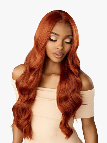 Sensationnel Crowned Edge Glueless 13x5 HD Lace Frontal Wig CROWNED EDGE OCEAN WAVE 28″