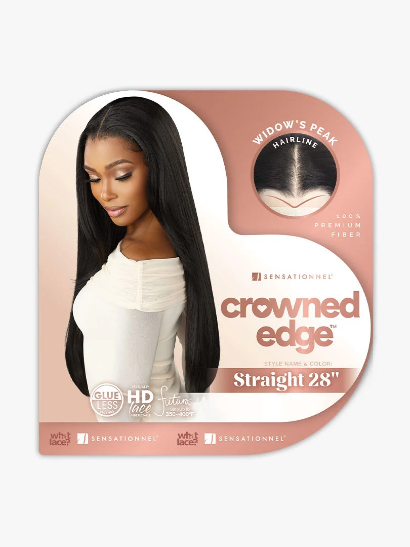 Sensationnel Crowned Edge What Lace Glueless HD 13x5 Lace Frontal Wig STRAIGHT 28"