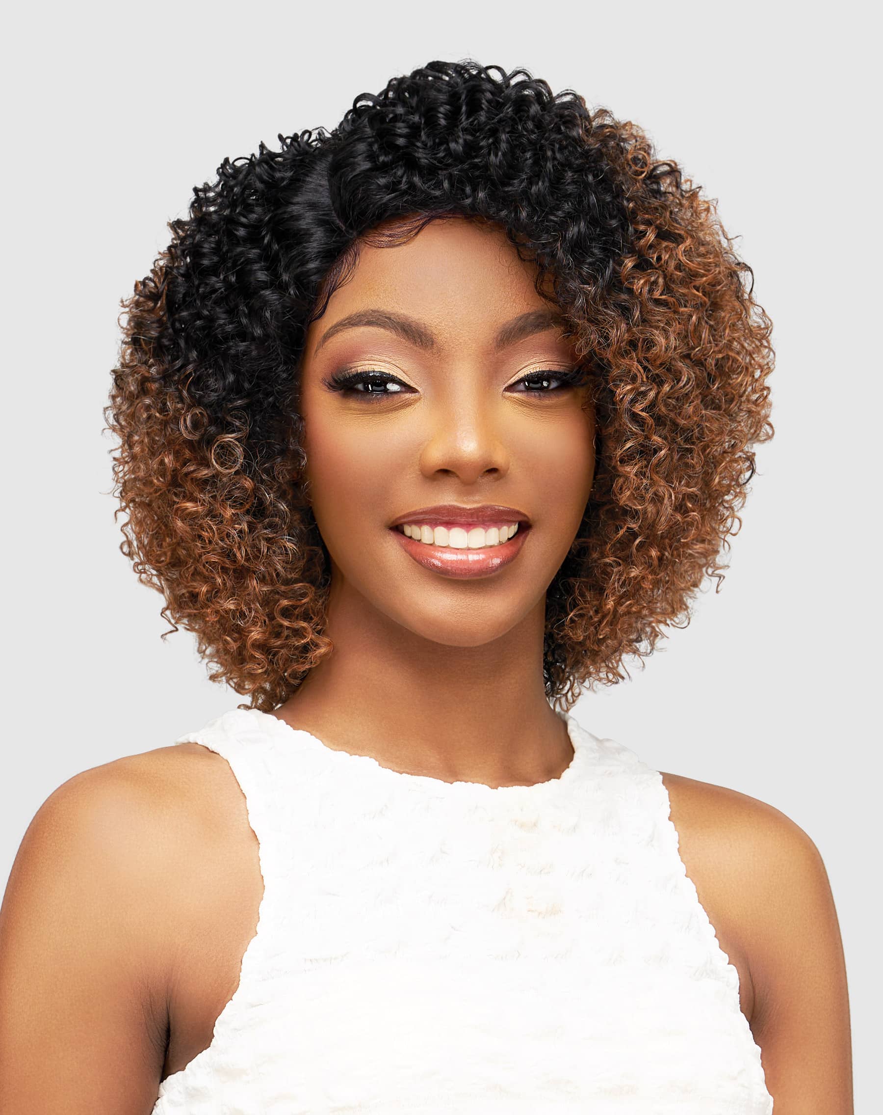 Vanessa Party Lace Synthetic Deep J-Curved HD Lace Part Wig DJ SOMI
