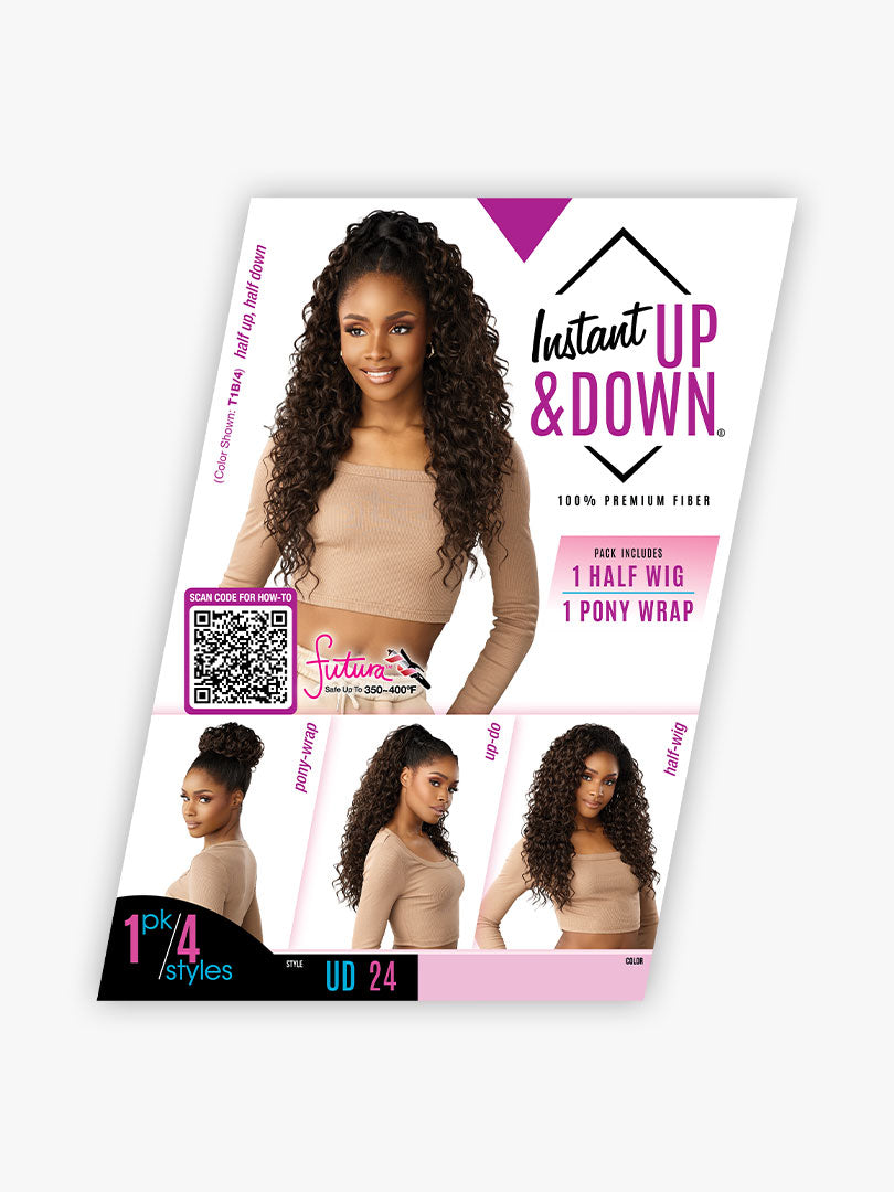 Sensationnel Instant Up & Down Half Wig Pony Wrap UD 24
