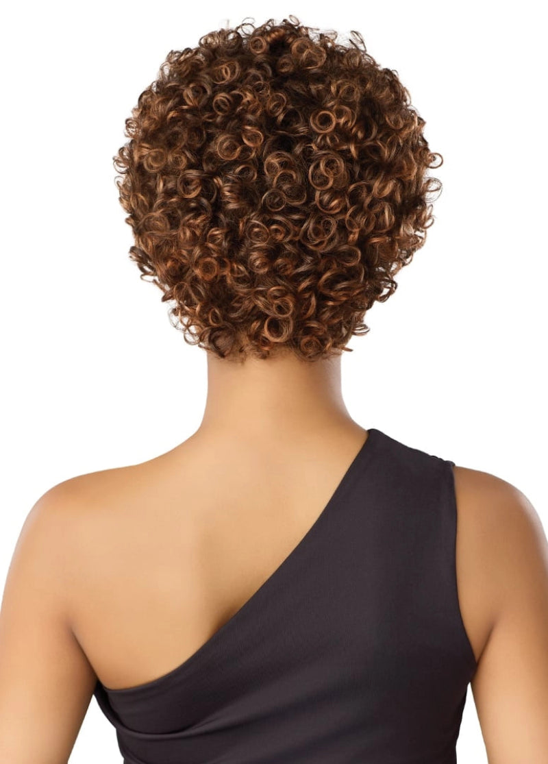 Outre Premium Duby 100% Human Hair Full Wig ODINEA Curly Pixie