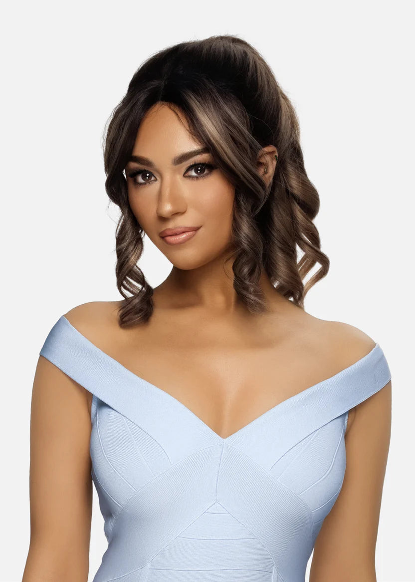Vivica A Fox Pre-Ponytailed HD 5" Deep Lace Front Wig HAZEL