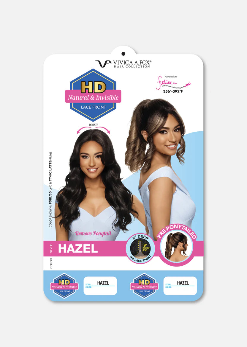 Vivica A Fox Pre-Ponytailed HD 5" Deep Lace Front Wig HAZEL