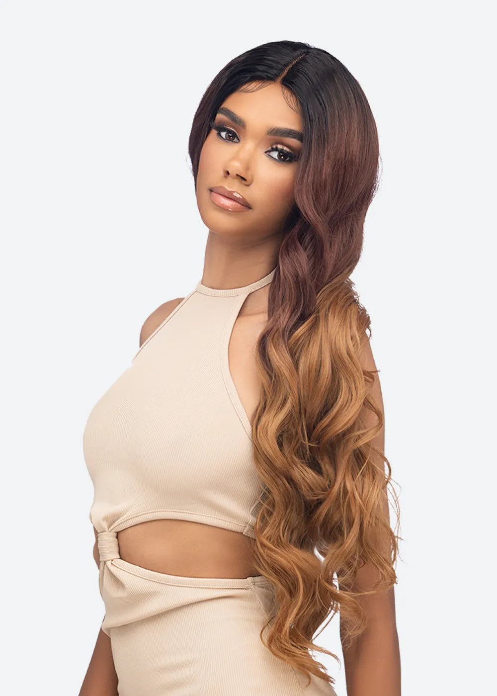 Vivica Fox Supreme 100% Human Hair Blend HD Lace Front Wig HBL-LUNA