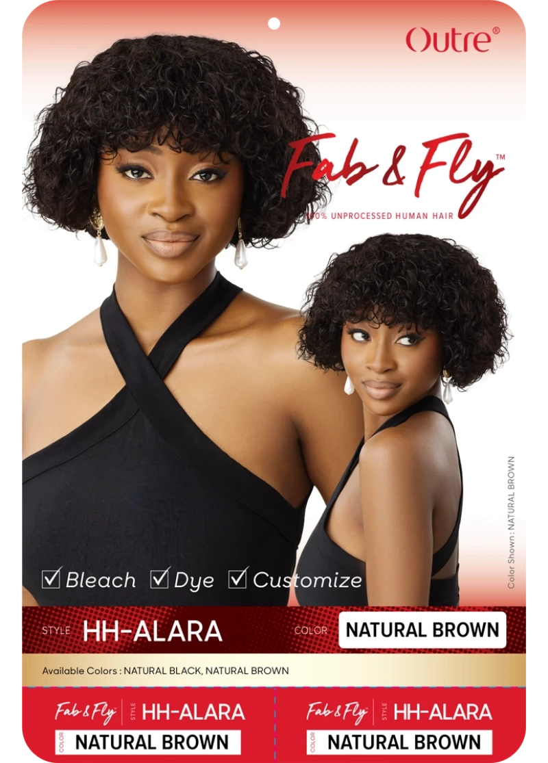 Outre Fab & Fly 100% Unprocessed Human Hair Full Wig ALARA