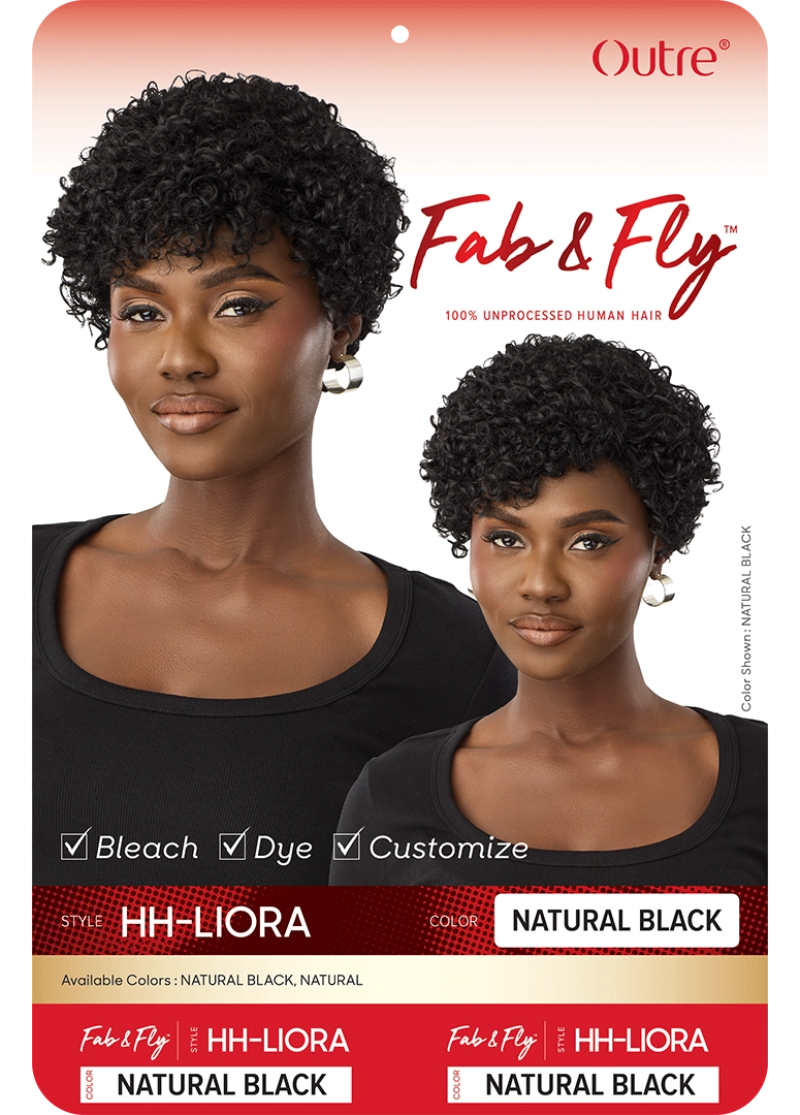 Outre Fab & Fly 100% Unprocessed Human Hair Full Wig LIORA